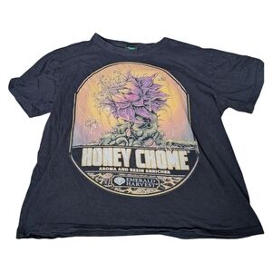 Honey Chome Black Graphic Tee